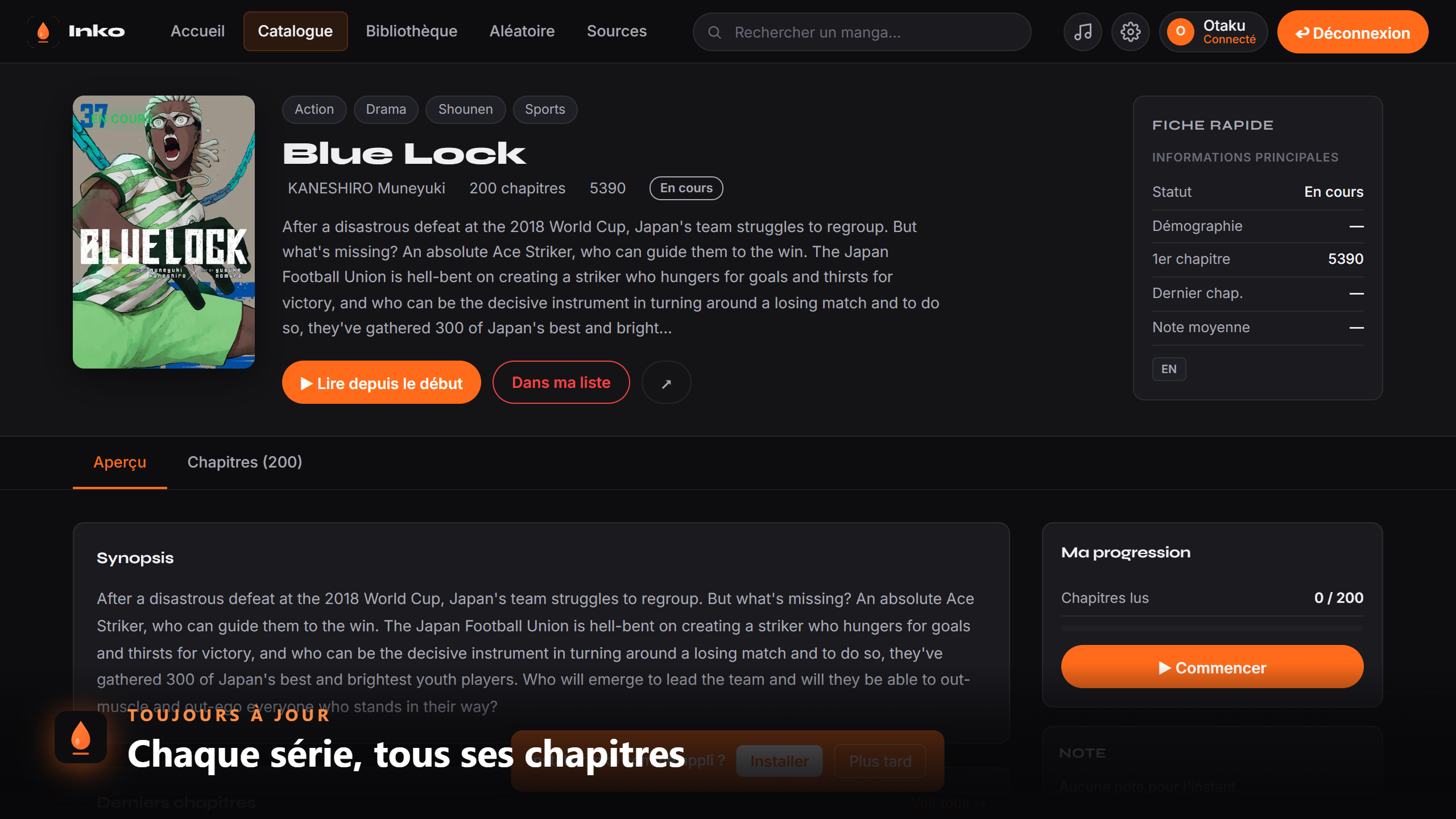 Page série